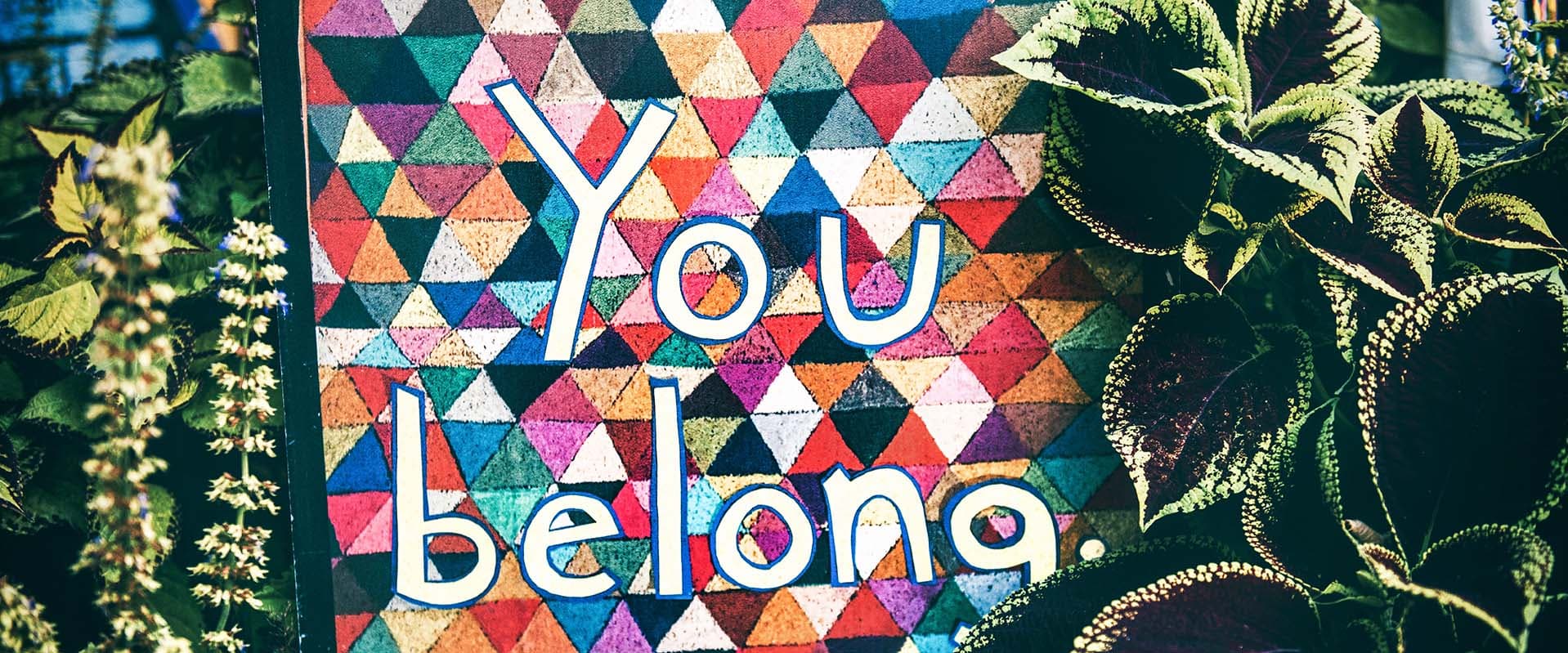 you belong sign